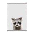 Picture of Peekaboo Raccoon _GroupedProduct_Rectangle_Portrait_Mini_ _GroupedProduct_Rectangle_Portrait_Canvas_Framed_