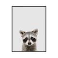 Picture of Peekaboo Raccoon _GroupedProduct_Rectangle_Portrait_Mini_ _GroupedProduct_Rectangle_Portrait_Canvas_Framed_