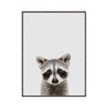Picture of Peekaboo Raccoon _GroupedProduct_Rectangle_Portrait_Mini_ _GroupedProduct_Rectangle_Portrait_Canvas_Framed_