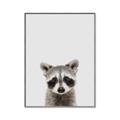 Picture of Peekaboo Raccoon _GroupedProduct_Rectangle_Portrait_Mini_ _GroupedProduct_Rectangle_Portrait_Canvas_Framed_
