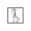 Picture of Baby Zebra  _GroupedProduct_Square_Mini_ _GroupedProduct_Square_Canvas_Framed_