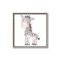 Picture of Baby Zebra  _GroupedProduct_Square_Mini_ _GroupedProduct_Square_Canvas_Framed_