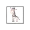 Picture of Baby Zebra  _GroupedProduct_Square_Mini_ _GroupedProduct_Square_Canvas_Framed_