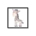 Picture of Baby Zebra  _GroupedProduct_Square_Mini_ _GroupedProduct_Square_Canvas_Framed_