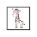 Picture of Baby Zebra  _GroupedProduct_Square_Mini_ _GroupedProduct_Square_Canvas_Framed_