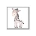 Picture of Baby Zebra  _GroupedProduct_Square_Mini_ _GroupedProduct_Square_Canvas_Framed_