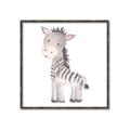 Picture of Baby Zebra  _GroupedProduct_Square_Mini_ _GroupedProduct_Square_Canvas_Framed_