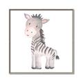 Picture of Baby Zebra  _GroupedProduct_Square_Mini_ _GroupedProduct_Square_Canvas_Framed_
