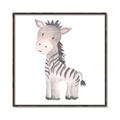 Picture of Baby Zebra  _GroupedProduct_Square_Mini_ _GroupedProduct_Square_Canvas_Framed_