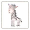 Picture of Baby Zebra  _GroupedProduct_Square_Mini_ _GroupedProduct_Square_Canvas_Framed_