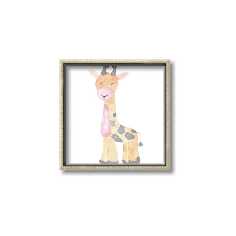 Picture of Baby Giraffe _GroupedProduct_Square_Mini_ _GroupedProduct_Square_Canvas_Framed_