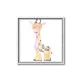 Picture of Baby Giraffe _GroupedProduct_Square_Mini_ _GroupedProduct_Square_Canvas_Framed_