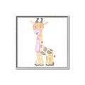 Picture of Baby Giraffe _GroupedProduct_Square_Mini_ _GroupedProduct_Square_Canvas_Framed_