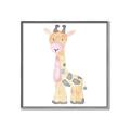 Picture of Baby Giraffe _GroupedProduct_Square_Mini_ _GroupedProduct_Square_Canvas_Framed_