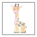 Picture of Baby Giraffe _GroupedProduct_Square_Mini_ _GroupedProduct_Square_Canvas_Framed_