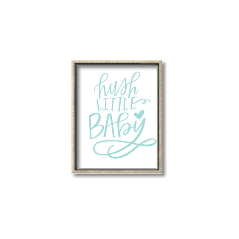 Picture of Hush Little Baby _GroupedProduct_Rectangle_Portrait_Mini_ _GroupedProduct_Rectangle_Portrait_Canvas_Framed_