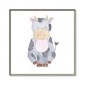 Picture of Nursery Cow _GroupedProduct_Square_Mini_ _GroupedProduct_Square_Canvas_Framed_