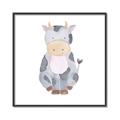 Picture of Nursery Cow _GroupedProduct_Square_Mini_ _GroupedProduct_Square_Canvas_Framed_