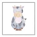 Picture of Nursery Cow _GroupedProduct_Square_Mini_ _GroupedProduct_Square_Canvas_Framed_