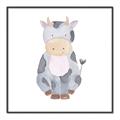Picture of Nursery Cow _GroupedProduct_Square_Mini_ _GroupedProduct_Square_Canvas_Framed_