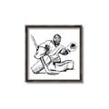Picture of Goalie Sketch  _GroupedProduct_Square_Mini_ _GroupedProduct_Square_Canvas_Framed_