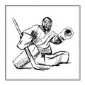 Picture of Goalie Sketch  _GroupedProduct_Square_Mini_ _GroupedProduct_Square_Canvas_Framed_