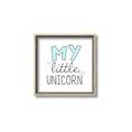 Picture of My Little Unicorn I _GroupedProduct_Square_Mini_ _GroupedProduct_Square_Canvas_Framed_