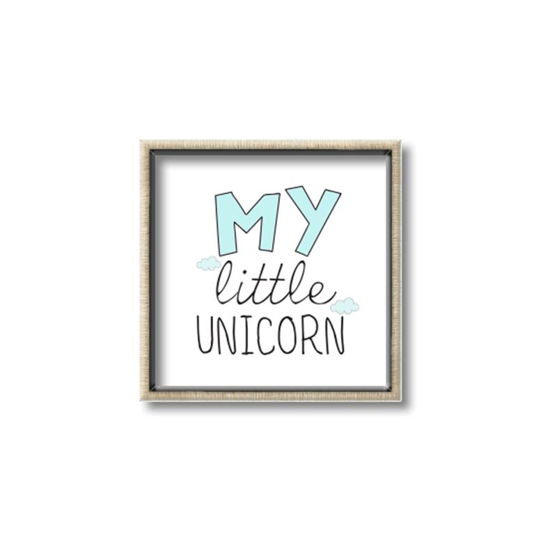 Picture of My Little Unicorn I _GroupedProduct_Square_Mini_ _GroupedProduct_Square_Canvas_Framed_
