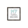 Picture of My Little Unicorn I _GroupedProduct_Square_Mini_ _GroupedProduct_Square_Canvas_Framed_