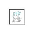 Picture of My Little Unicorn I _GroupedProduct_Square_Mini_ _GroupedProduct_Square_Canvas_Framed_
