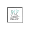 Picture of My Little Unicorn I _GroupedProduct_Square_Mini_ _GroupedProduct_Square_Canvas_Framed_