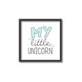 Picture of My Little Unicorn I _GroupedProduct_Square_Mini_ _GroupedProduct_Square_Canvas_Framed_