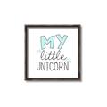 Picture of My Little Unicorn I _GroupedProduct_Square_Mini_ _GroupedProduct_Square_Canvas_Framed_