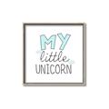 Picture of My Little Unicorn I _GroupedProduct_Square_Mini_ _GroupedProduct_Square_Canvas_Framed_
