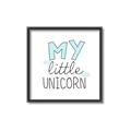 Picture of My Little Unicorn I _GroupedProduct_Square_Mini_ _GroupedProduct_Square_Canvas_Framed_