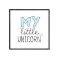 Picture of My Little Unicorn I _GroupedProduct_Square_Mini_ _GroupedProduct_Square_Canvas_Framed_