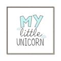 Picture of My Little Unicorn I _GroupedProduct_Square_Mini_ _GroupedProduct_Square_Canvas_Framed_