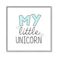 Picture of My Little Unicorn I _GroupedProduct_Square_Mini_ _GroupedProduct_Square_Canvas_Framed_
