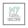 Picture of My Little Unicorn I _GroupedProduct_Square_Mini_ _GroupedProduct_Square_Canvas_Framed_