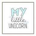 Picture of My Little Unicorn I _GroupedProduct_Square_Mini_ _GroupedProduct_Square_Canvas_Framed_