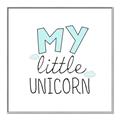 Picture of My Little Unicorn I _GroupedProduct_Square_Mini_ _GroupedProduct_Square_Canvas_Framed_