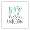 Picture of My Little Unicorn I _GroupedProduct_Square_Mini_ _GroupedProduct_Square_Canvas_Framed_