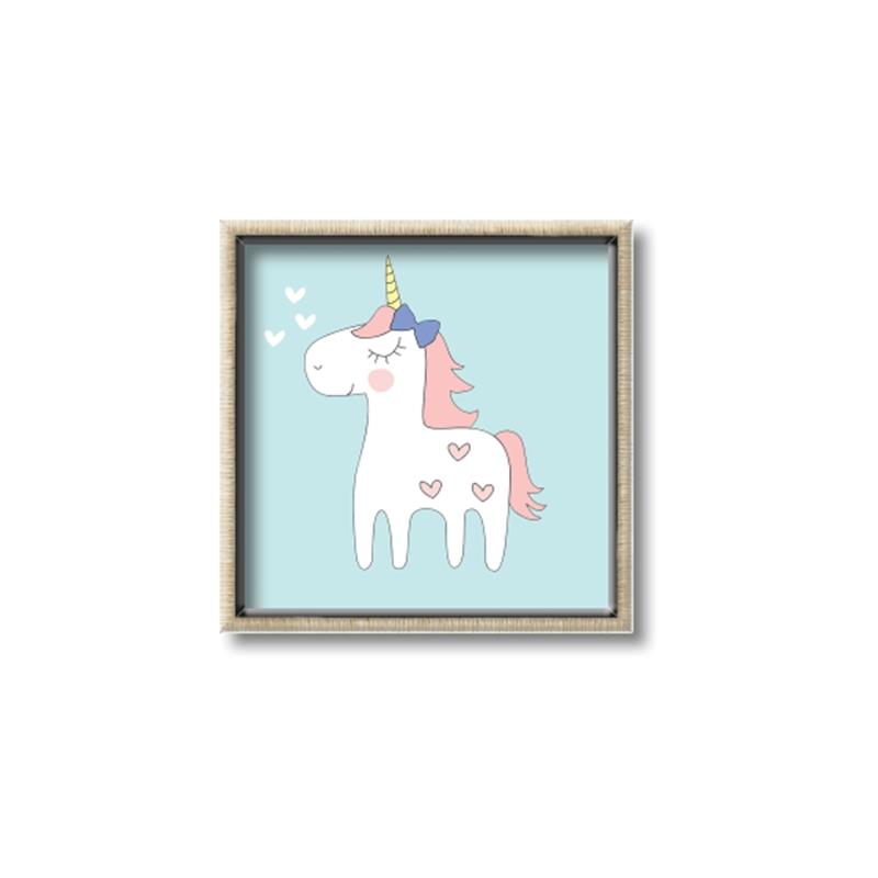 Picture of My Little Unicorn II _GroupedProduct_Square_Mini_ _GroupedProduct_Square_Canvas_Framed_
