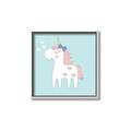 Picture of My Little Unicorn II _GroupedProduct_Square_Mini_ _GroupedProduct_Square_Canvas_Framed_