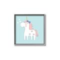 Picture of My Little Unicorn II _GroupedProduct_Square_Mini_ _GroupedProduct_Square_Canvas_Framed_