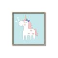 Picture of My Little Unicorn II _GroupedProduct_Square_Mini_ _GroupedProduct_Square_Canvas_Framed_