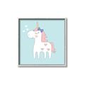 Picture of My Little Unicorn II _GroupedProduct_Square_Mini_ _GroupedProduct_Square_Canvas_Framed_