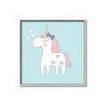Picture of My Little Unicorn II _GroupedProduct_Square_Mini_ _GroupedProduct_Square_Canvas_Framed_