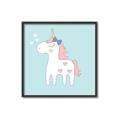 Picture of My Little Unicorn II _GroupedProduct_Square_Mini_ _GroupedProduct_Square_Canvas_Framed_