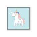 Picture of My Little Unicorn II _GroupedProduct_Square_Mini_ _GroupedProduct_Square_Canvas_Framed_